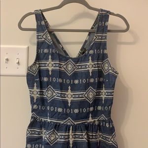 Top shop printed dress